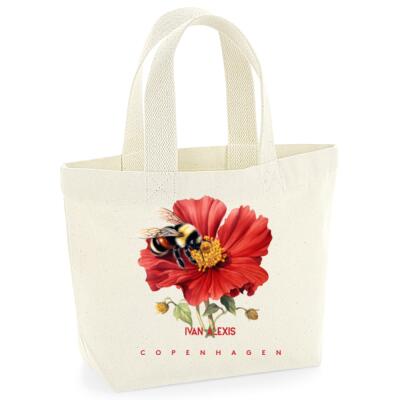 Red flower and bee Thumbnail