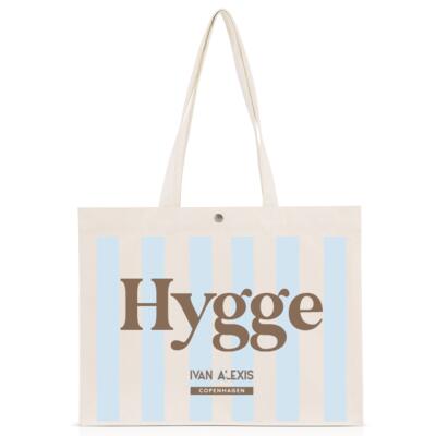 Hygge allover strip sky Brown Thumbnail
