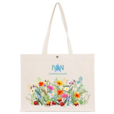 vild flower on squer bag Thumbnail
