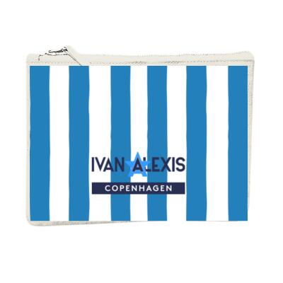 530 L allover strip Navy POUCH L Thumbnail