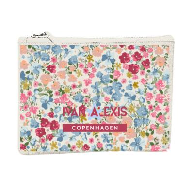 530 L DARK RED SMALL Flower POUCH L Thumbnail
