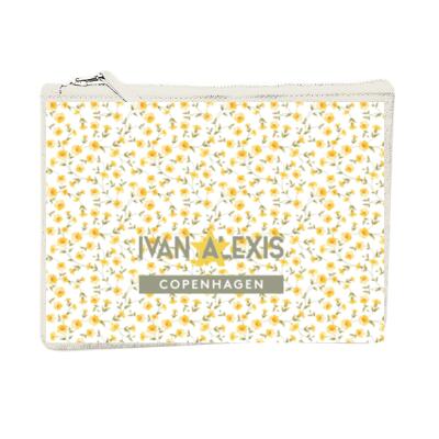 530 L allover yellow on smal fowers POUCH L Thumbnail