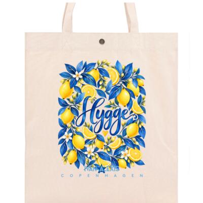 Blue leaf lemon tea towel Thumbnail