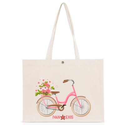 Pink bike flowers Thumbnail