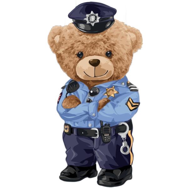 Teddy police man Thumbnail