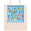 Bag 39x45 Heavy Soft Long Handle & pocket Allover Print Thumbnail