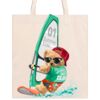 Bag 39x45 Heavy Soft Long Handle & pocket Allover Print Thumbnail