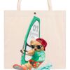 Square Bag Heavy Soft Long Handle & pocket (3018) Thumbnail