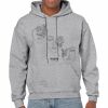 Heavy Blend  Adult Hooded Sweatshirt - BT 18500 Thumbnail